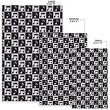 Music Notes Pattern Print Design 01 Area Rug