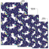 Hand Drawn Cute Unicorn Star Planet Area Rug