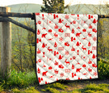 Canada Pattern Print Design 04 Premium Quilt