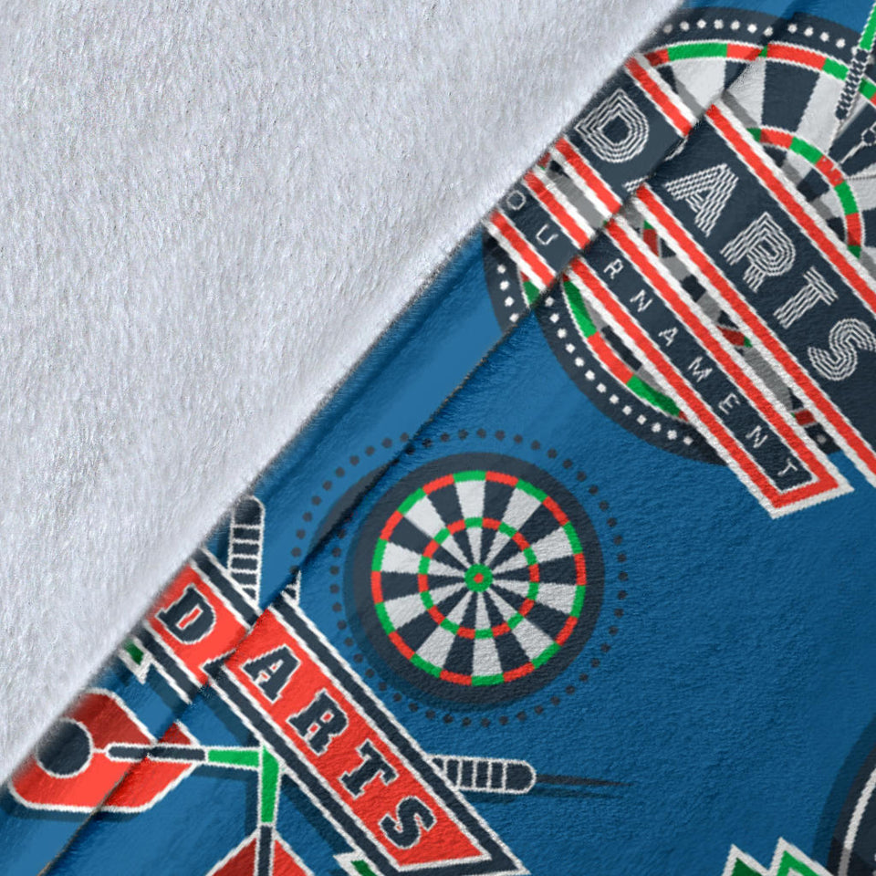 Darts Pattern Print Design 02 Premium Blanket