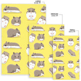 Cute Hamster Pattern Area Rug