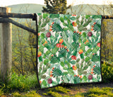 Cactus Design Pattern Copy Premium Quilt