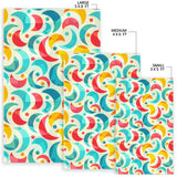 Colorful Moon Pattern Area Rug