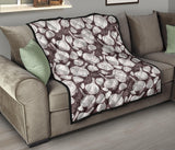 Garlic Bulb Dark Background Premium Quilt