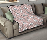 Cute Zebra Pattern Premium Quilt
