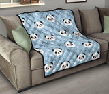 Cute Panda Pattern Premium Quilt