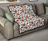 Ladybug Pattern Print Design 05 Premium Quilt
