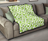 Lime Design Pattern Premium Quilt