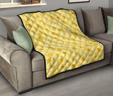 Cheese Texture Premium Quilt