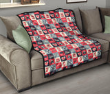 British Pattern Print Design 05 Premium Quilt