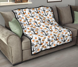 Clown Fish Pattern Print Design 02 Premium Quilt