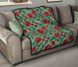 Tomato Design Pattern Premium Quilt