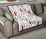 Cute Christmas Tree Pattern Premium Quilt