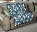 Cute Rabbit Pattern Premium Quilt