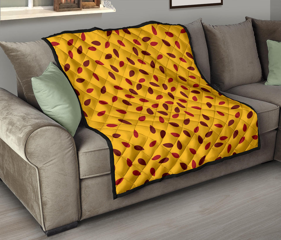Passion Fruit Texture Premium Quilt