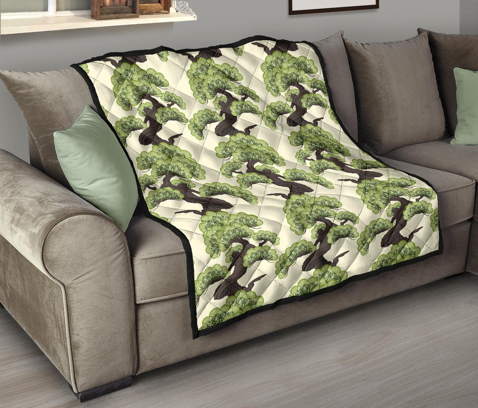 Bonsai Pattern Premium Quilt