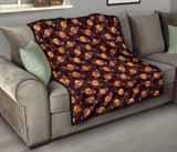 Hamburger Pattern Print Design 05 Premium Quilt