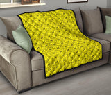 Duck Toy Pattern Print Design 02 Premium Quilt