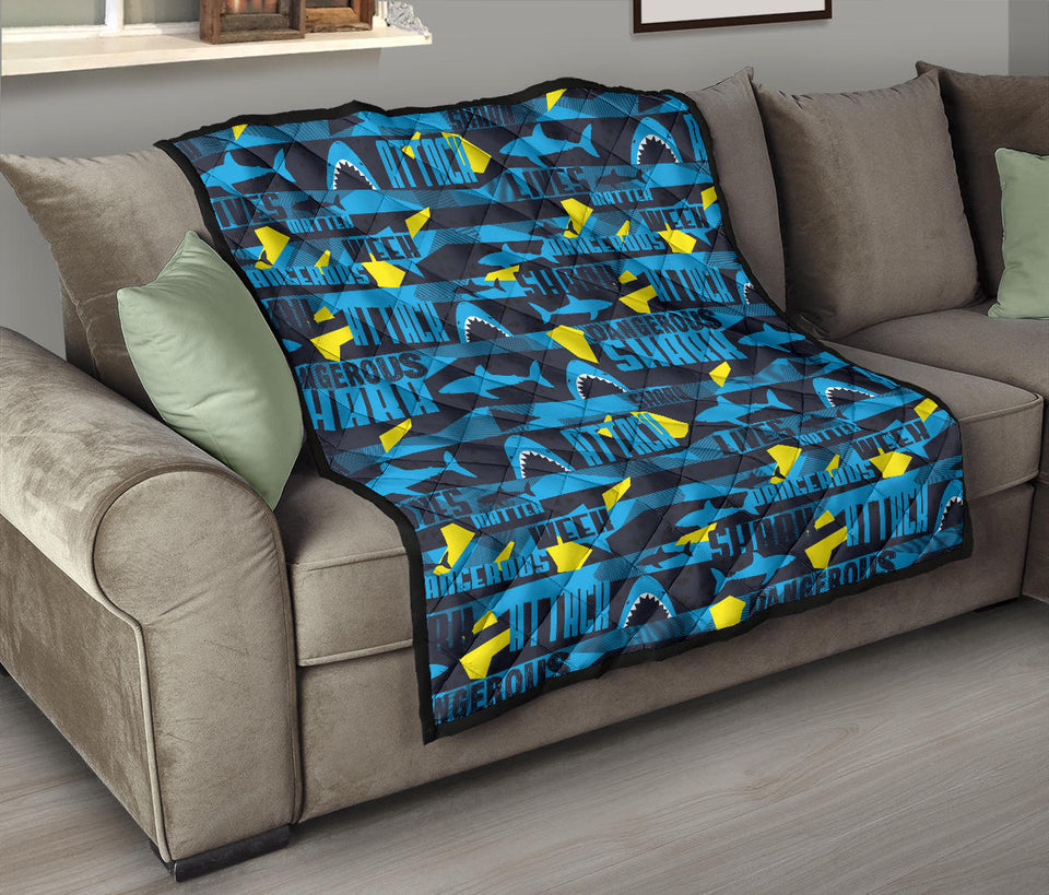 Shark Dangerous Premium Quilt