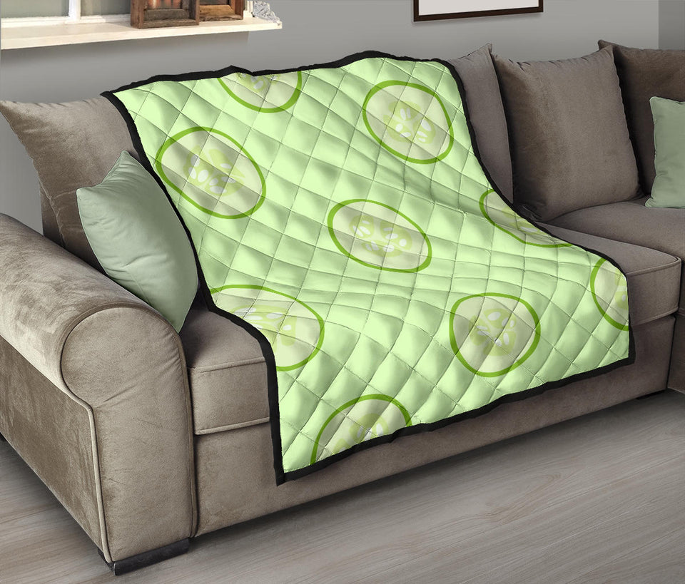 Cucumber Pattern Premium Quilt