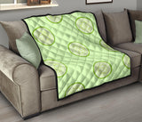 Cucumber Pattern Premium Quilt