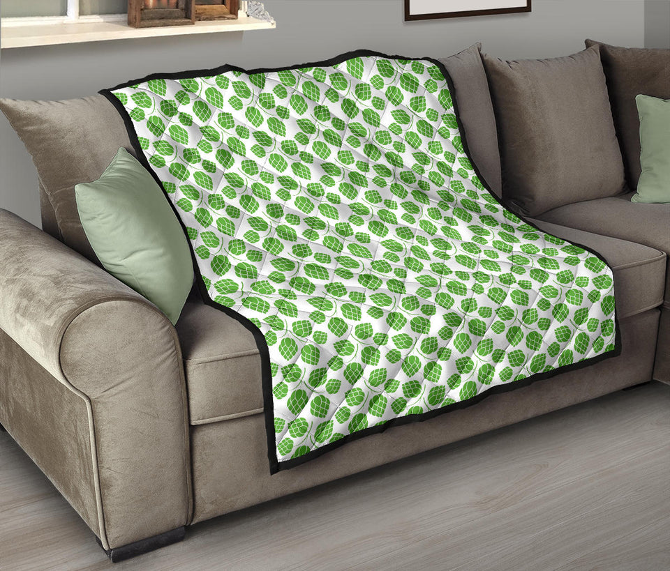 Hop Pattern Background Premium Quilt