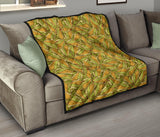 Corn Pattern Print Design 01 Premium Quilt