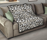 Leopard Skin Print Pattern Premium Quilt