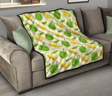 Durian Pattern Premium Quilt