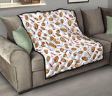 Peanuts Pattern Background Premium Quilt