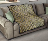 Arabic Star Gold Pattern Premium Quilt