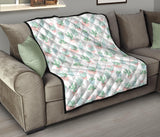 Pastel Colorcactus Pattern Copy Premium Quilt