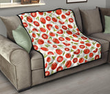 Tomato Pattern Premium Quilt