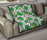 Cool Broccoli Pattern Premium Quilt