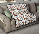 Sea Lion Seals Jellyfish Pattern Premium Quilt