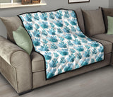 Coral Reef Pattern Print Design 04 Premium Quilt