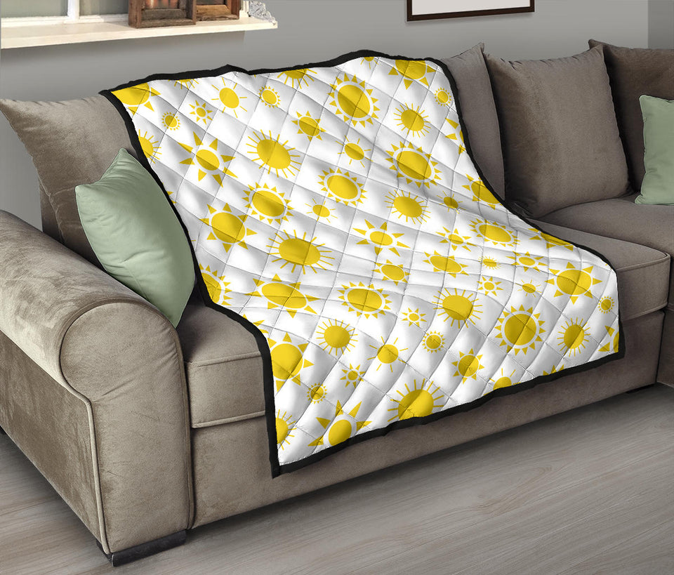 Sun Pattern Premium Quilt