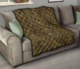 Snake Skin Pattern Premium Quilt