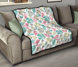 Colorful Shell Pattern Premium Quilt