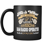 Black Mug-This is What The World's #1 Most Awesome Ham Radio Operator Look Like ccnc001 hr0033