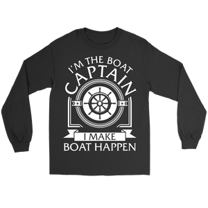 Shirt-I'm The Boat Captain I Make Boat Happen ccnc006 bt0165