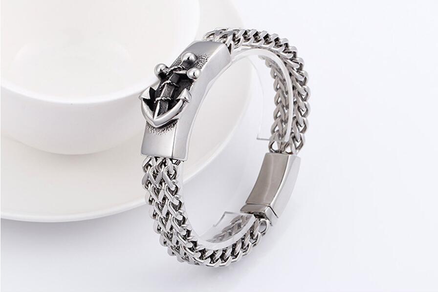 Anchor Bracelet Stainless Steel For Men Guys Women Ccnc006 Bt0237