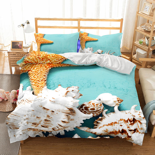 Starfish Bedding Coastal Bedding Nautical Bedding Beach Bedding Ccnc006 Bt0229