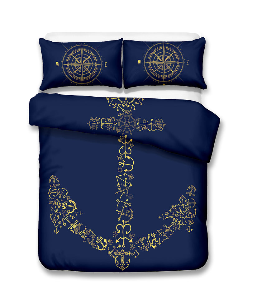 Anchor Bedding  Nautical Bedding Ccnc006 Bt0222