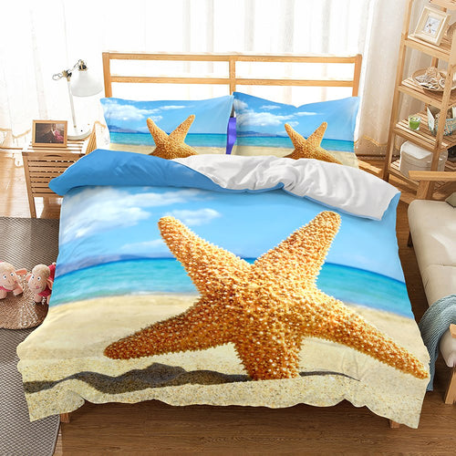 Starfish Bedding Coastal Bedding Nautical Bedding Beach Bedding Ccnc006 Bt0228