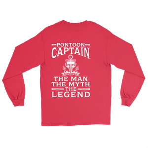 Back Side Shirt-Pontoon Captain The Man The Myth The Legend ccnc006 ccnc012 pb0034