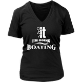 Woman V Neck Shirt-F...ck it I'm Going Boating ccnc006 bt0006