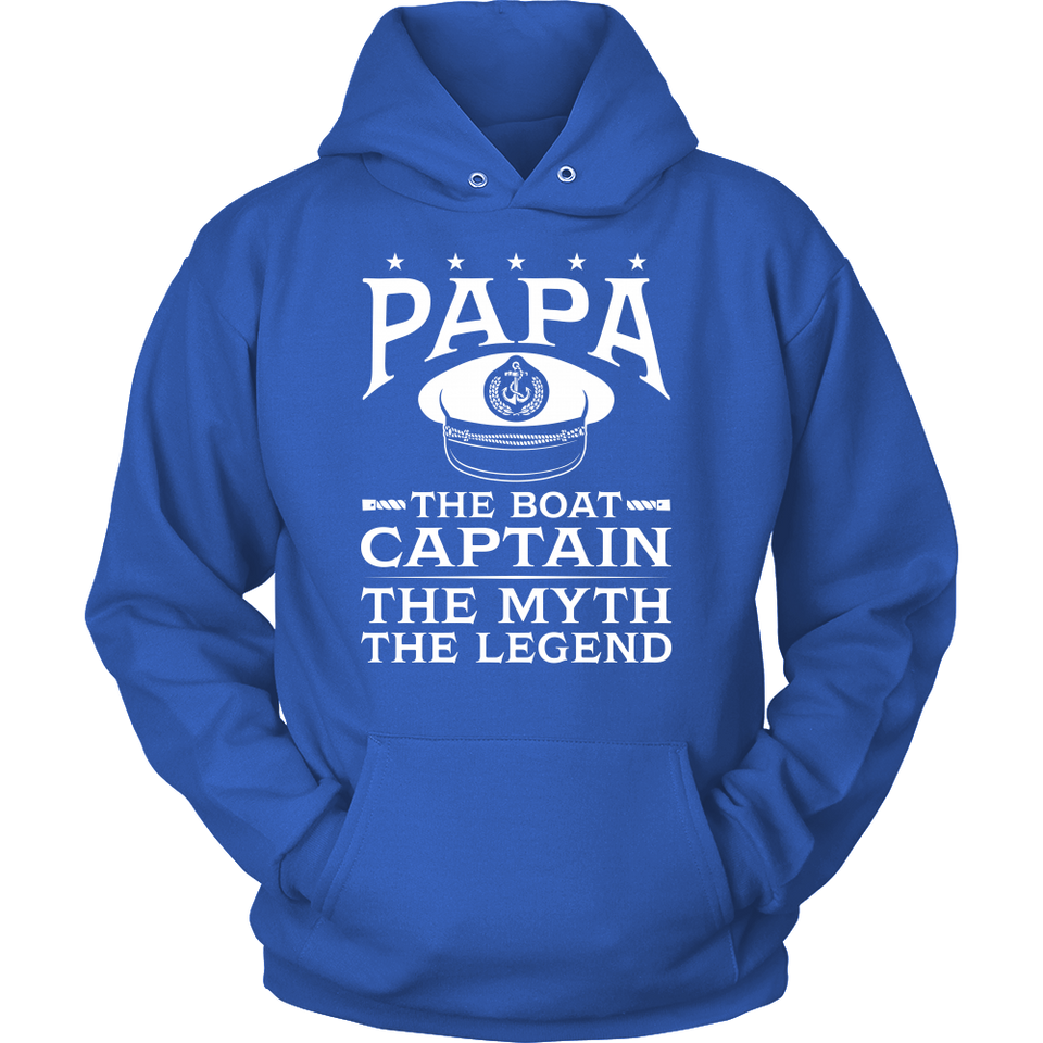 Shirt-Papa The Boat Captain The Myth The Legend ccnc006 bt0081