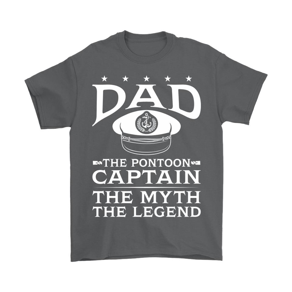 Shirt-Dad The Pontoon Captain The Myth The Legend ccnc006 ccnc012 pb0044