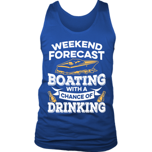 Shirt-Weekend Forecast Boating With a Chance of Drinking ccnc006 bt0013